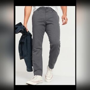 Men's Old Navy Athletic Taper Built In Flex Pants Gray Casual 30x32